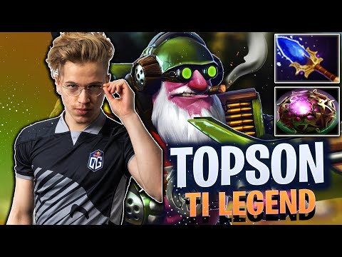 OG.Topson - Sniper AGHS & OCTARINE - Dota 2 7.28 Gameplay