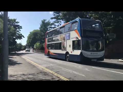 Stagecoach south ADL Enviro 400 19078 passing court lane on route 23