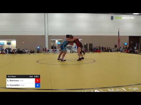 2018 Women's National /UWW Junior Women  76 3rd Place - Elisa Robinson (Team) Vs. Hailey Canceller
