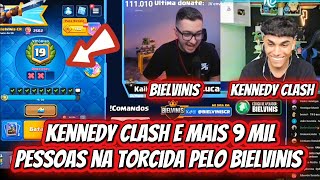 KENNEDY CLASH PAROU SUA LIVE PARA VER O BIELVINIS NO FINAL DO DESAFIO DAS 20 WINS NO CLASH ROYALE