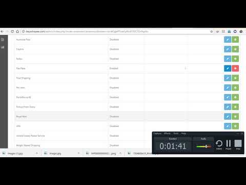how to manage shipping rates in opencart Hindi
