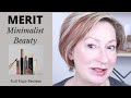 MERIT BEAUTY | Minimalist Beauty | Clean Makeup | Review On Mature Skin