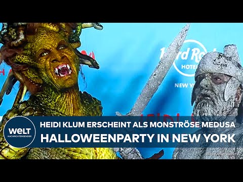 NEW-YORK: Halloween-Spektakel – Grusel-Queen Heidi Klum! Medusa-Kostüm schockt Party-Gäste