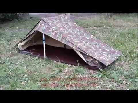 Обзор неубиваемой 2-х скатной палатки DPM, армии Нидерландов