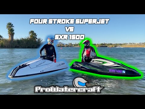 Yamaha Fourstroke SuperJet vs. Kawasaki SXR 1500!