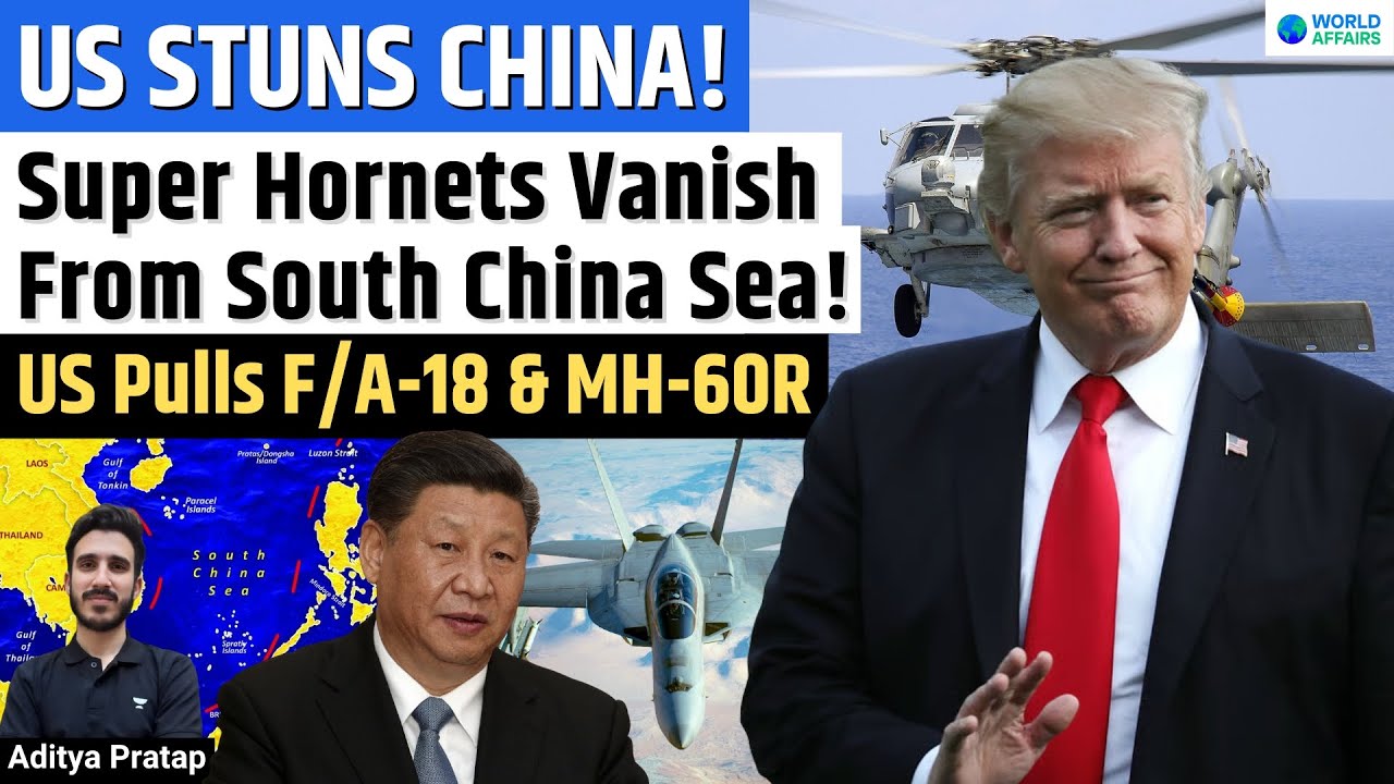 South China Sea Tension: U.S. Salvages Downed F/A-18 & MH-60R Before China