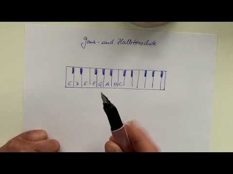Musiktheorie - Ganz- und Halbtonschritte