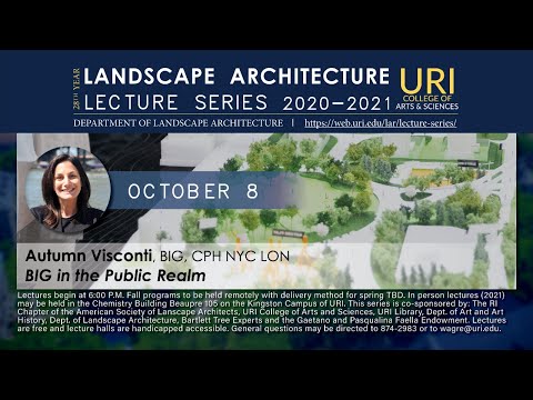 Série de palestras sobre arquitetura paisagística: Autumn Visconti