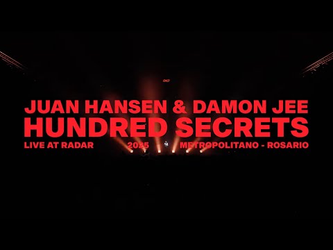 Juan Hansen, Damon Jee - Hundred Secrets (Live at RADAR)