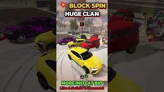 BlockSpin Huge Clan War 💥 #blockspin #robloxscript #robloxshorts
