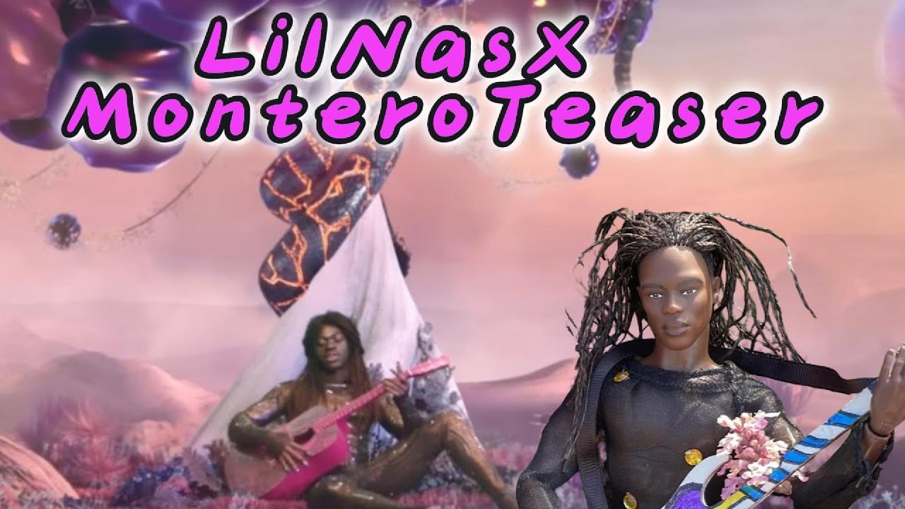 Lil Nas X Montero with Barbie Dolls