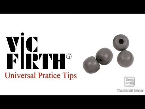 Vic Firth Universal Practice Tips Demo & Review | KJDRUMS
