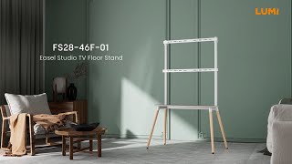 Affordable Easel Studio TV Cart | FS28-46F-01 | LUMI