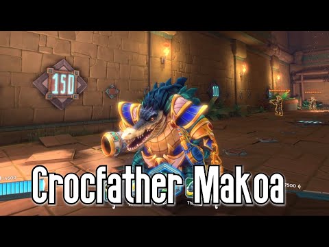 PALADINS: Skin Showcase - Crocfather Makoa