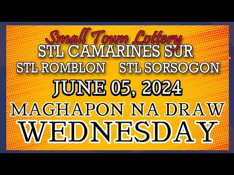 STL CAMARINES, STL ROMBLON , STL SORSOGON RESULT TODAY DRAW JUNE 05, 2024