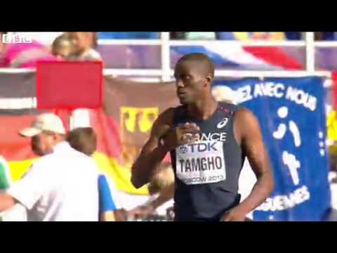 World Championships 2013 Teddy Tamgho triple jumps over 18m