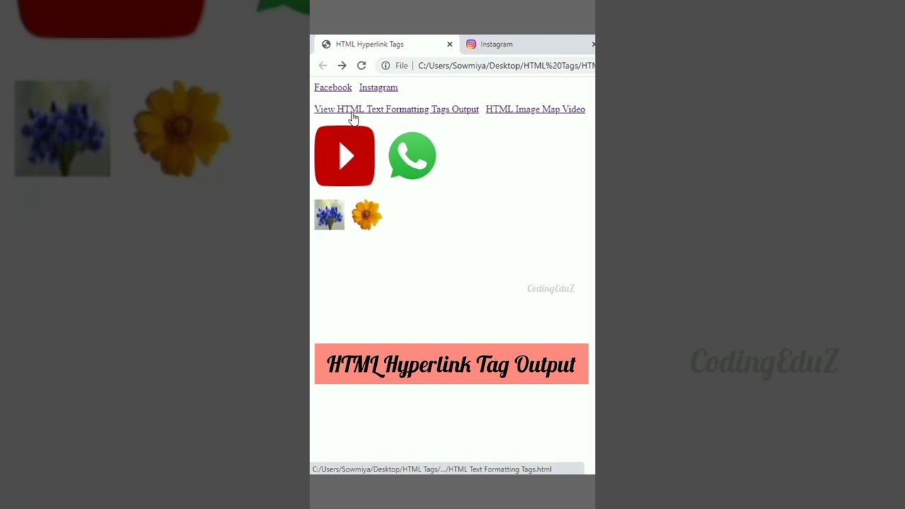 HTML Hyperlink Tag | With its Attributes #htmltutorialforbeginners #htmltutorial #htmlcourse