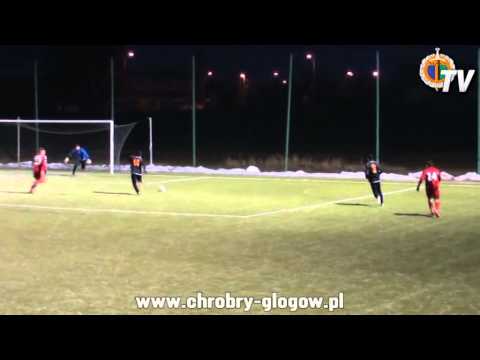 20.01.2014 bramki ze sparingu Wisła Kraków - Chrobry Głogów 2-1