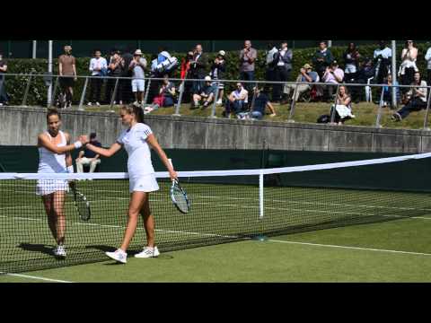 Alexandra Panova matchpoint against Kania