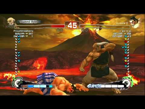 ProudStrawberry [Gouken] Vs o wa re jp [E.Honda] SSF4 Arcade Edition 2012 - XBL