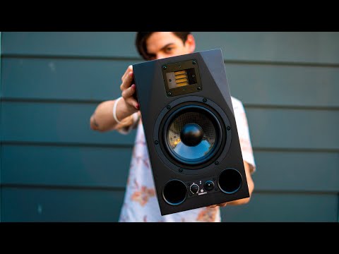 $1.5k Studio Monitors UPGRADE!! (Unboxing/Setup/Review) - ADAM Audio A7x