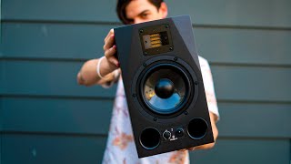 Video thumbnail for $1.5k Studio Monitors UPGRADE!! (Unboxing/Setup/Review) - ADAM Audio A7x by Asher Postman Music