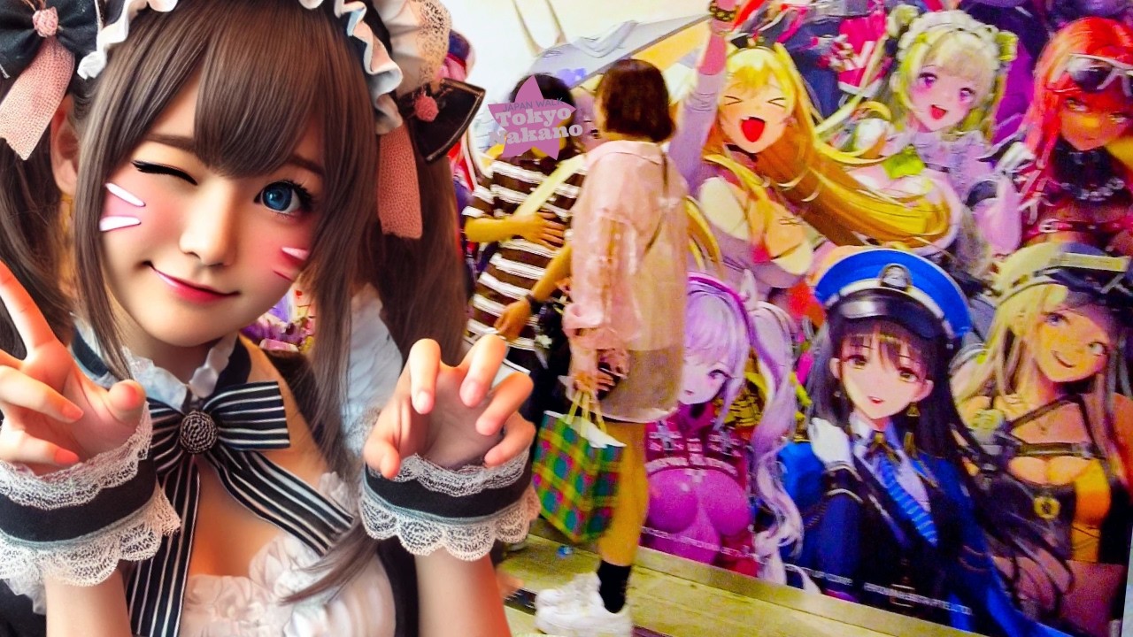 Tokyo Shibuya 🐶 Anime Town 💖 4K Nonstop 1 Hour