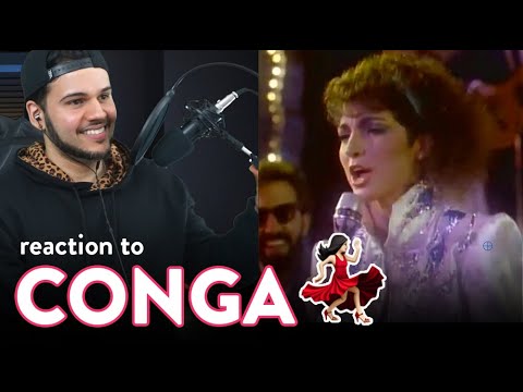 Gloria Estefan Reaction Conga and (The Miami Sound Machine) | Dereck Reacts