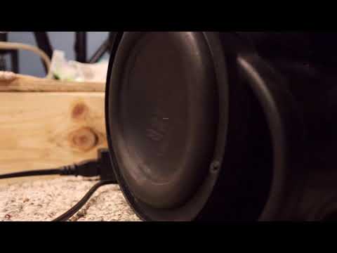 Bazooka Car Subwoofer Bass Test