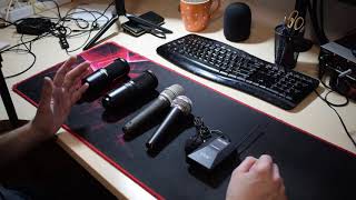 Video thumbnail for Microphone Comparison | Audio Technica AT2020 | Superlux E205 | Samson C03 | EYK EW-C02 by Danol