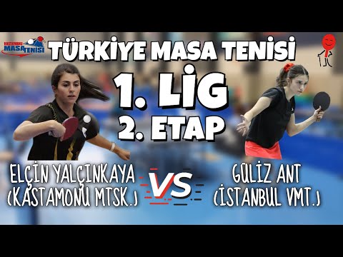 1. LİG | Elçin Yalçınkaya (Kastamonu MTSK.) - Güliz Ant (İstanbul VMT.)