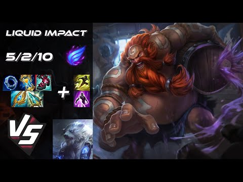 Team Liquid Impact TOP Gragas vs Volibear - NA Grandmaster Patch 25.S2.6