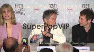 Roman Polanski and Emmanuelle Seigner at 'Venus In Fur' P...