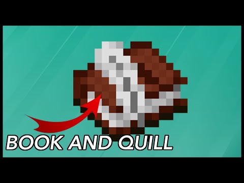 How To Use A Book And Quill In Minecraft