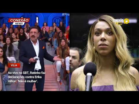 Vídeo: Ao vivo no SBT, Ratinho faz declarações contra Erika Hilton: ‘Não é mulher’.