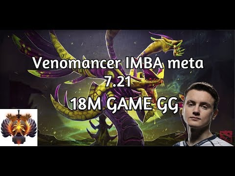 MIRACLE  MID GG  IMBA META 7.21 VENOMANCER