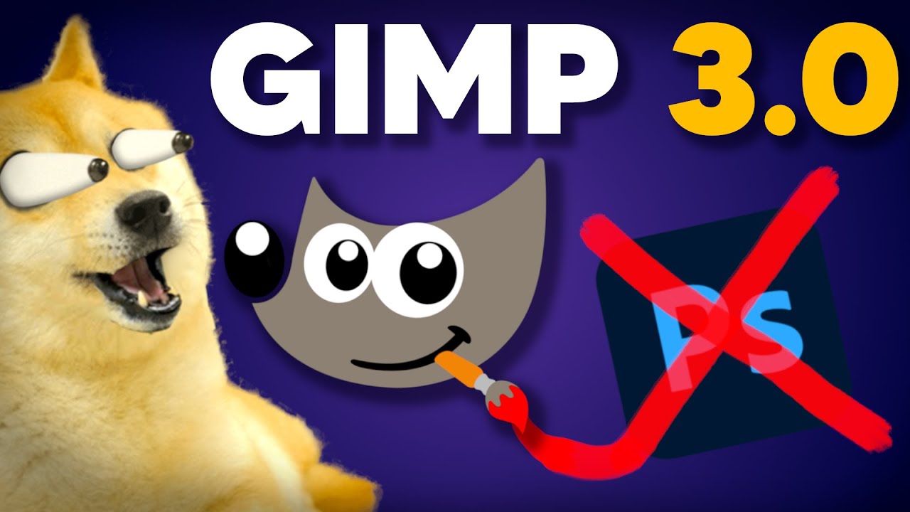 Wait, GIMP is actually GOOD NOW? Photoshop KILLER?!? (GIMP 3.0)