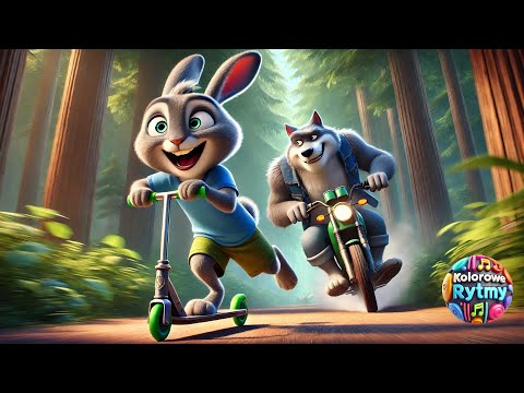 Wilk i zając - piosenki dla dzieci - KOLOROWE RYTMY