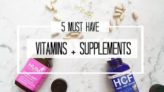 5 Best Supplements and Vitamins | Weight loss, Anxiety + Overall Health