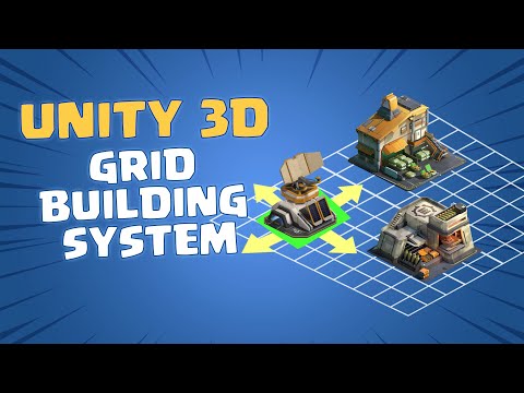 Unity 3D Grid Building System - Easy Tutorial (2025)