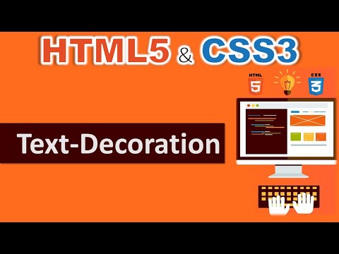 Text decoration in CSS | Web Development Tutorials in Urdu Hindi