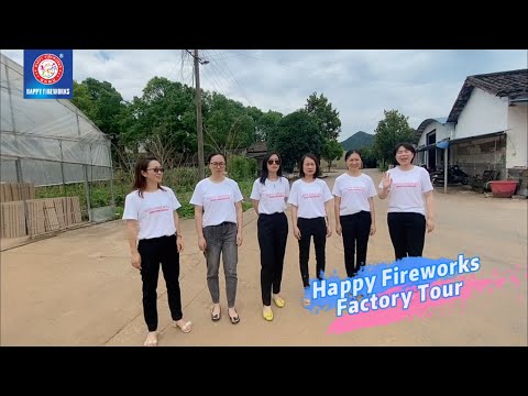 Happy Fireworks Factory Tour! Match Cracker Production Line!