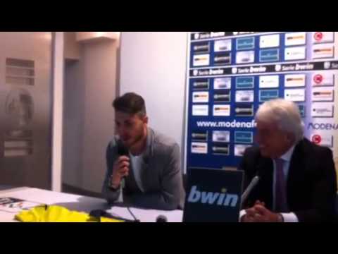 Giammario Piscitella si presenta a Modena