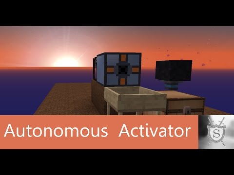 Minecraft Tutorial: Autonomous Activator (with an example - sieve) [ENG]