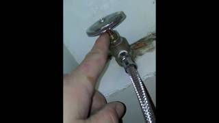 How to easily fix a leaking shut-off valve for refrigerator water supply line