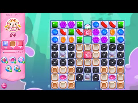 Candy Crush Saga LEVEL 1048 NO BOOSTERS™ (selective redesign)