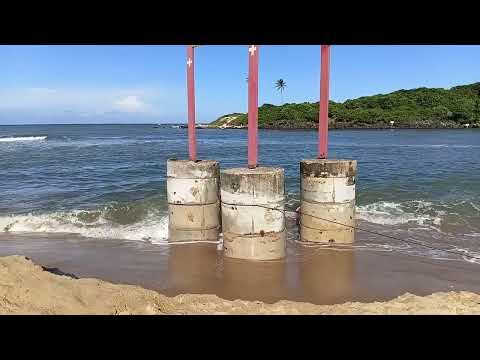 O MAR ESTÁ AVANÇANDO EM BARRA DO CAMARATUBA MATARACA PB.