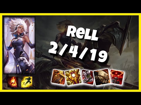 Rell vs Maokai KOREAN Challenger SUPPORT (2/4/19) - v11.1