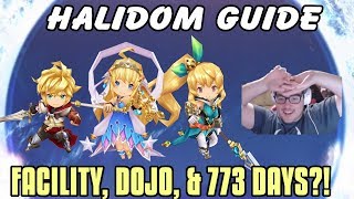 Dragalia Lost: Facility, Halidom & Dojo Guide! 773 Days To Complete All Buildings!