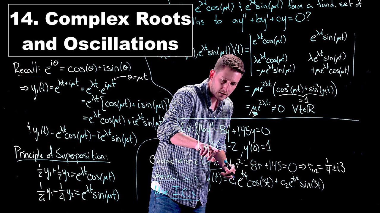 Complex Roots and Oscillations - Ordinary Differential Equations | Lecture 14